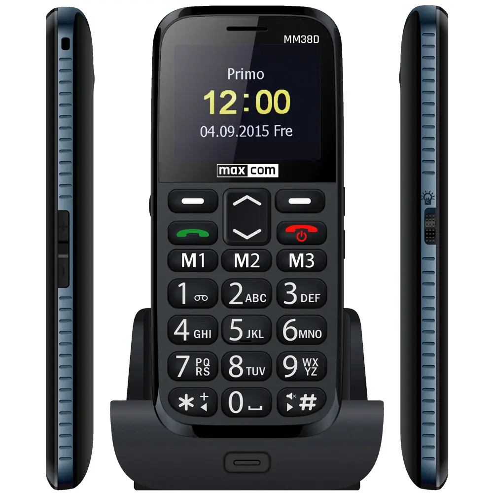MAXCOM TELEFONO FIJO DEC MM38D 2,2″ 3G SIM BLACK – Xiaomi Total